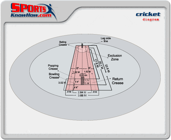 Cricket Pitch Diagram